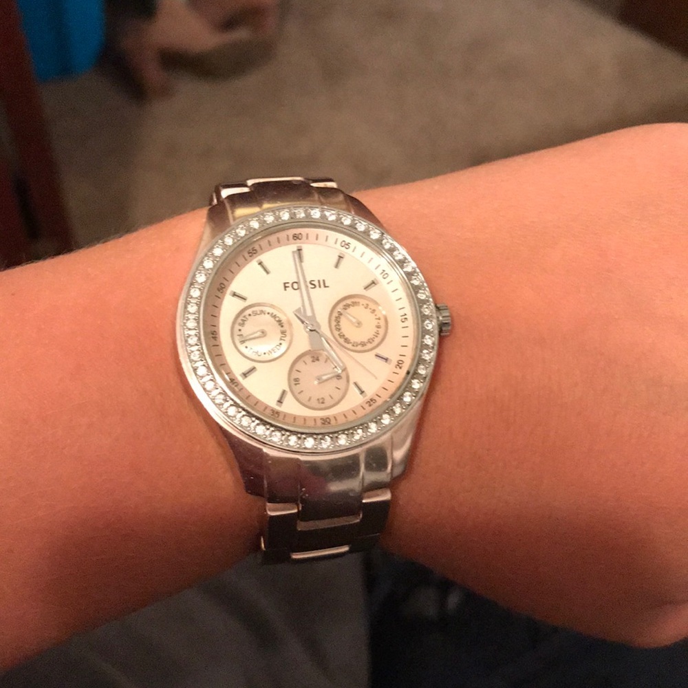 Blush Pink Fossil Watch